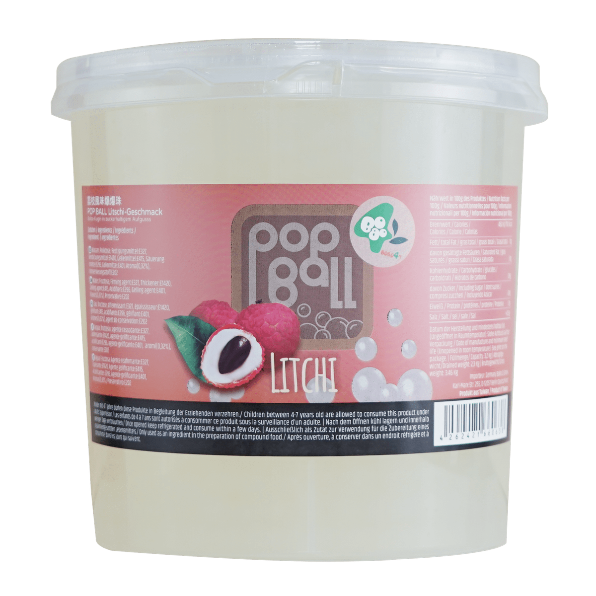 Boboq BSO03 Popping boba-Litchi 3.2kg